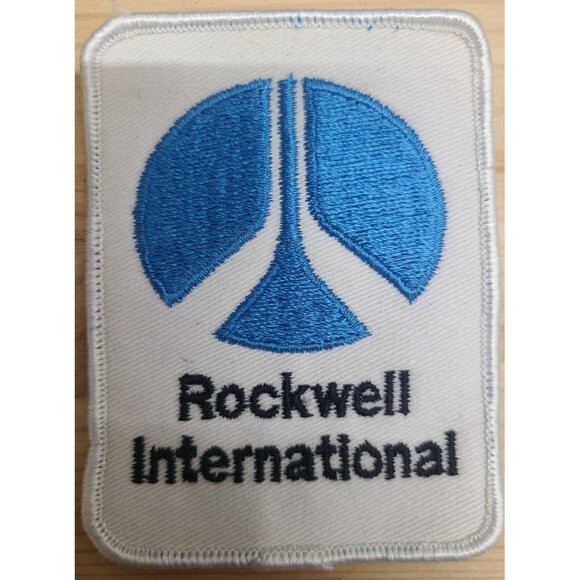 "Vintage Rockwell International Embroidered Patch NASA Aerospace Logo Badge" - Picture 1 of 2
